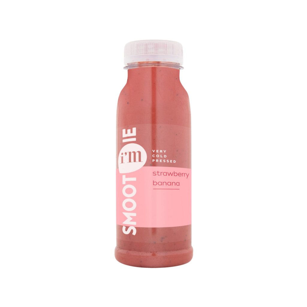 Smoothie Aardbei-Banaan 250ml